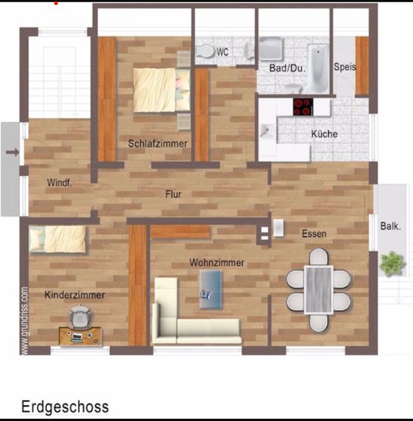 3,5-Zimmer-Wohnung mit Balkon in Winnenden